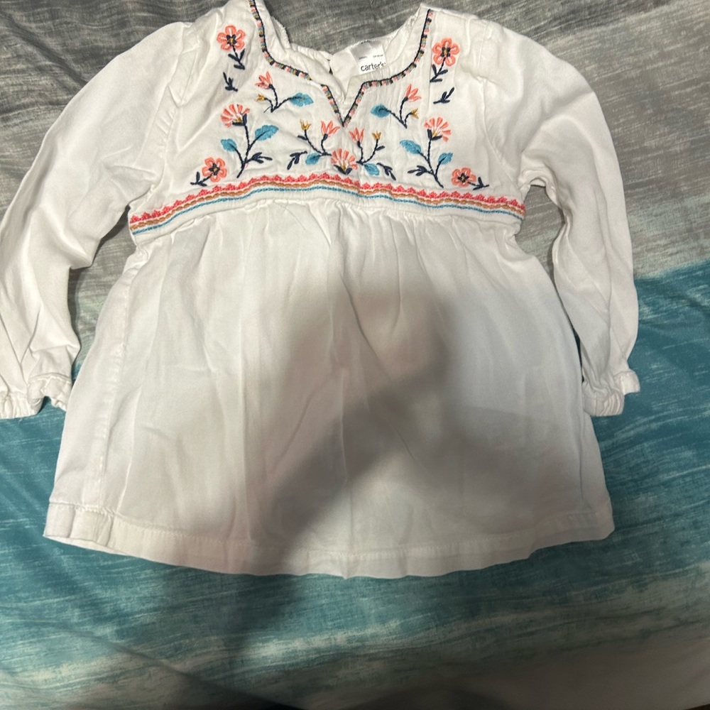 Carters 18 Month White Blouse